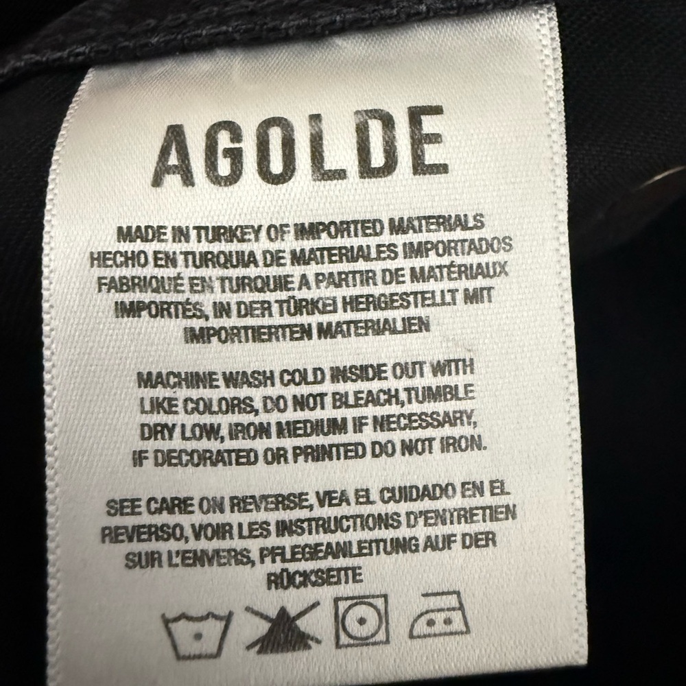 Agolde Riley Crop button down jeans - Picture 4 of 13